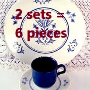 VINTAGE 6 pieces SHEFFIELD PROVINCIAL 2 china sets